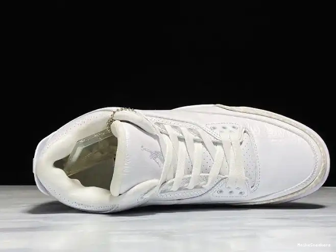 MaikeSneakers 3 White Triple Jordan Retro 136064-111 Air 0530